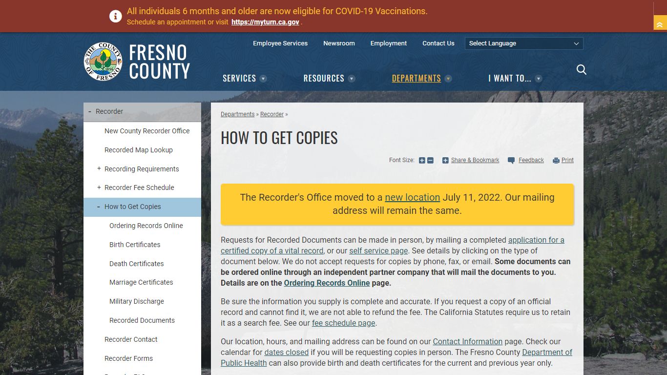 How to Get Copies | County of Fresno